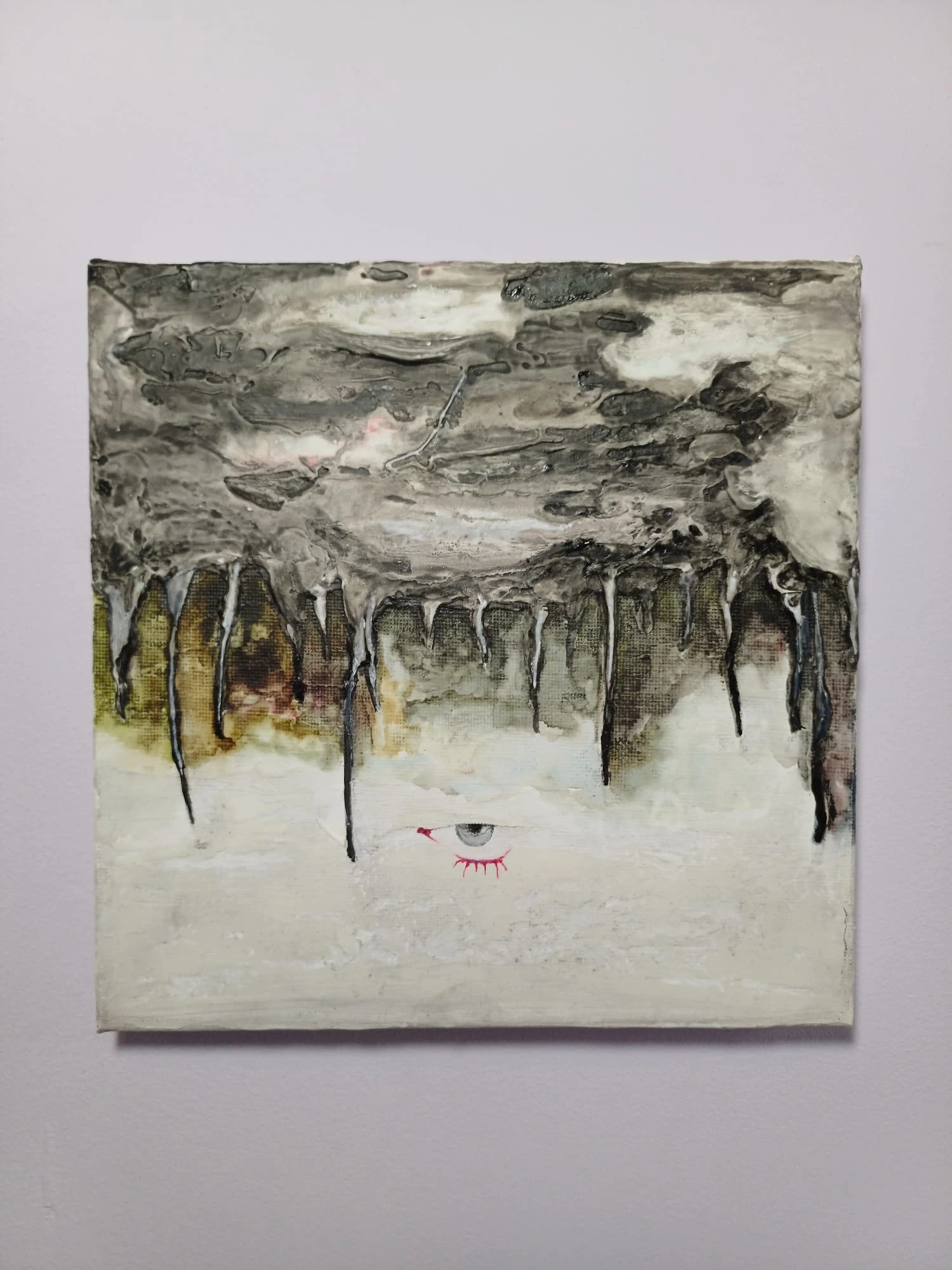 tecnica mista su tela